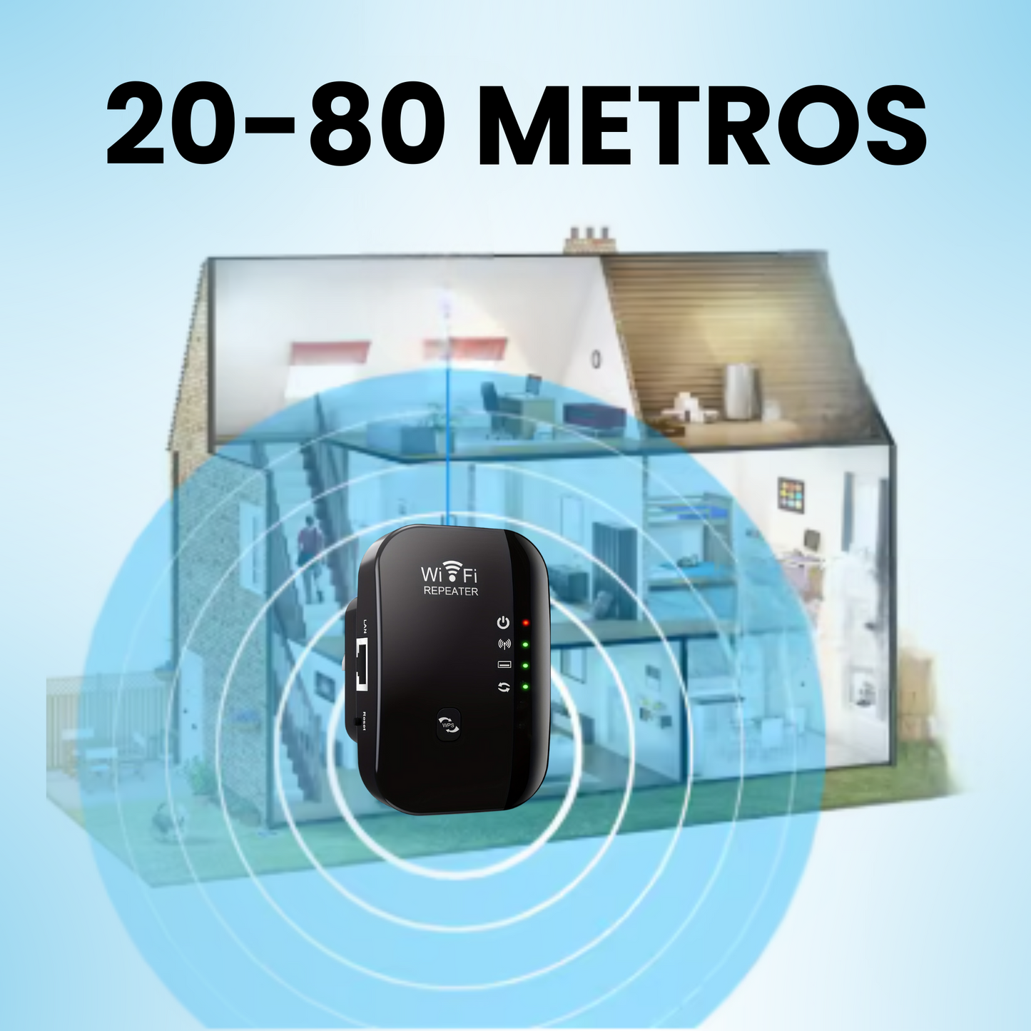 Amplificador Wifi Negro - Cuppingo™