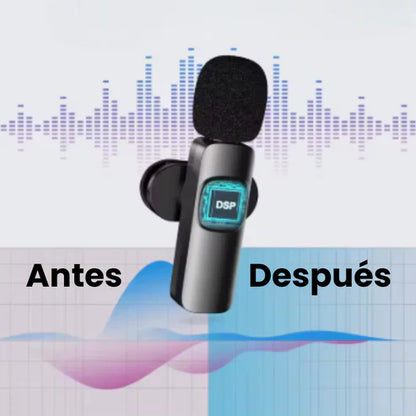 Micrófono Inalámbrico Recargable - Cuppingo™