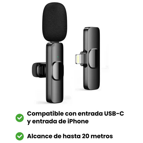 Micrófono Inalámbrico Recargable - Cuppingo™