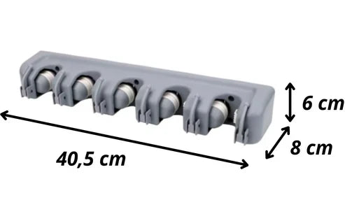 Soporte para Escobas (5 Fijadores)